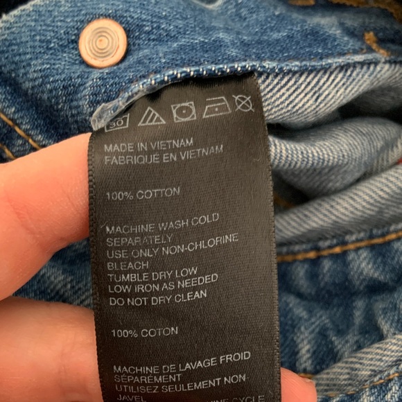 BDG Womens Light Blue Denim Overall Shorts size Medium - Picture 9 of 10